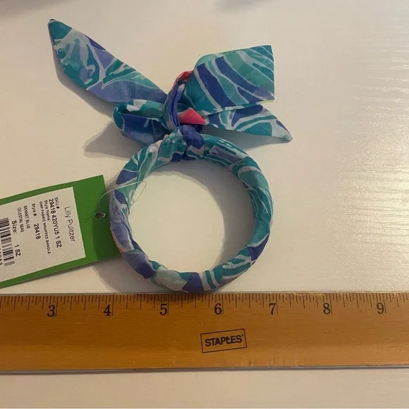 Lilly Pulitzer Fabric Wrapped Bangle - Picture 3 of 4